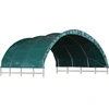 Image de vidaXL Tente d'osier PVC 3,7x3,7 m Vert