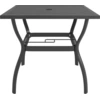 Image de vidaXL Table de jardin anthracite 81,5x81,5x72 cm Acier
