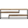 Image de vidaXL Armoire TV 130x30x45 cm Bois de manguier rugueux