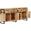 Image de vidaXL Buffet 172x35x80 cm bois massif de mangue