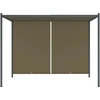 Image de vidaXL Pergola de jardin avec toit extensible 3x3 m taupe 180 g/m