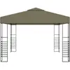 Image de vidaXL Tente de jardin 3x3 m Taupe 180 g/m