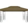 Image de vidaXL Pavillon 3x4 m Taupe 180 g/m