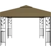 Image de vidaXL Pavillon 3x3 m Taupe 180 g/m