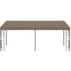 Image de vidaXL Pavillon mural 6x3x2,5 m Taupe
