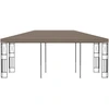 Image de vidaXL Pavillon 6x3 m Taupe Tissu