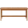Image de vidaXL Table basse 102x50x43 cm en bois massif d'acacia