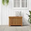 Image de vidaXL Coffre de jardin 90x50x58 cm bois massif acacia