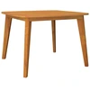 Image de vidaXL Table de jardin 110x110x75 cm bois massif acacia
