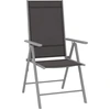 Image de vidaXL Chaises de jardin pliantes 2 pcs. Textilène noir