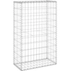 Image de vidaXL Mur de gabions avec couverture Acier galvanisé 60x30x100 cm