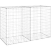 Image de vidaXL Mur de gabions avec couverture Acier galvanisé 150x60x100 cm