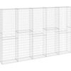 Image de vidaXL Mur de gabions avec couverture Acier galvanisé 300x30x200 cm