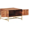 Image de vidaXL Table basse marron miel 67x67x45 cm acacia massif