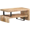 Image de vidaXL Ensemble de 2 tables basses en bois massif de manguier