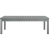 Image de vidaXL Table basse 100x50x33 cm Gris Bois massif Acacia