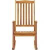 Image de vidaXL Chaise à bascule en bois massif d'acacia