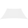 Image de vidaXL Voile d'ombrage Oxford-Tissu Trapézoïdal 2/4x3 m Blanc