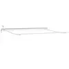 Image de vidaXL Cadre de store avec bandes lumineuses LED Blanc 450 x 300 cm Aluminium