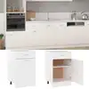 Image de vidaXL Armoire basse à tiroirs Lyon blanc 50x46x81,5 cm Bois composite