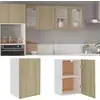 Image de vidaXL Armoire suspendue Lyon Chêne Sonoma 39,5x31x60 cm Matériau dérivé du bois