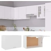 Image de vidaXL Armoire suspendue blanc 60x31x40 cm panneau de particules