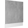 Image de vidaXL Cache pour lave-vaisselle Lyon gris béton 59,5x3x67 cm Bois composite
