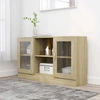 Image de vidaXL Armoire vitrine Chêne Sonoma 120x30,5x70 cm Bois composite