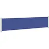Image de vidaXL Marquise latérale extensible 140x600 cm Bleu