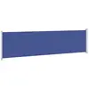 Image de vidaXL Marquise latérale extensible 600x160 cm Bleu