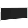 Image de vidaXL Marquise latérale extensible 180x500 cm Noir