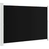 Image de vidaXL Marquise latérale extensible 200x300 cm Noir