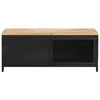 Image de vidaXL Table basse 90x50x37 cm Bois massif de manguier rugueux