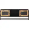 Image de vidaXL Armoire TV 120x30x40 cm Bois de manguier rugueux