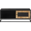 Image de vidaXL Table basse 90x50x35 cm Bois de manguier rugueux