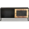 Image de vidaXL Armoire TV 90x30x40 cm Bois de manguier rugueux