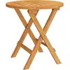 Image de vidaXL Table de bistrot Ø46x47 cm bois massif acacia