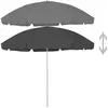 Image de vidaXL Parasol de plage anthracite 300 cm