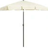 Image de vidaXL Parasol de plage jaune sable 180x120 cm