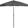 Image de vidaXL Parasol de plage anthracite 180x120 cm