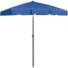 Image de vidaXL Parasol de plage bleu azur 180x120 cm