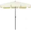 Image de vidaXL Parasol de plage jaune sable 200x125 cm