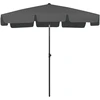 Image de vidaXL Parasol de plage anthracite 200x125 cm