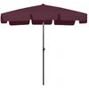 Image de vidaXL Strandschirm Bordeauxrot 200x125 cm