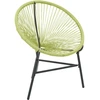 Image de vidaXL Chaise de jardin Acapulco Poly rotin vert