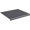 Image de vidaXL Tissu de store anthracite 4x3,5 m