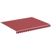 Image de vidaXL Toile de store rouge bourgogne 3x2,5 m