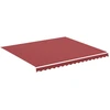 Image de vidaXL Toile de store rouge bourgogne 4x3,5 m