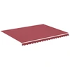 Image de vidaXL Toile de store rouge bourgogne 4,5x3,5 m