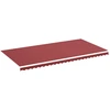 Image de vidaXL Toile de store rouge bourgogne 6x3 m